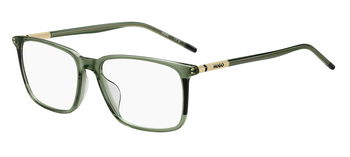 Das Bild zeigt die HUGO Fassung HG1349/G 1ED leicht seitlich., Zubehor, Brillen